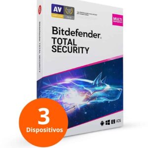 Bitdefender Total Security 3 Usuarios 1 año- Tecnokefren