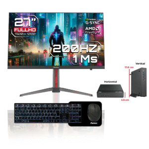 MONITOR: 27" Gamer VA / 200Hz / FULLHD